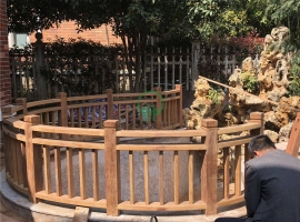 棧道平臺(tái)；圍欄-湖南防腐木批發(fā)